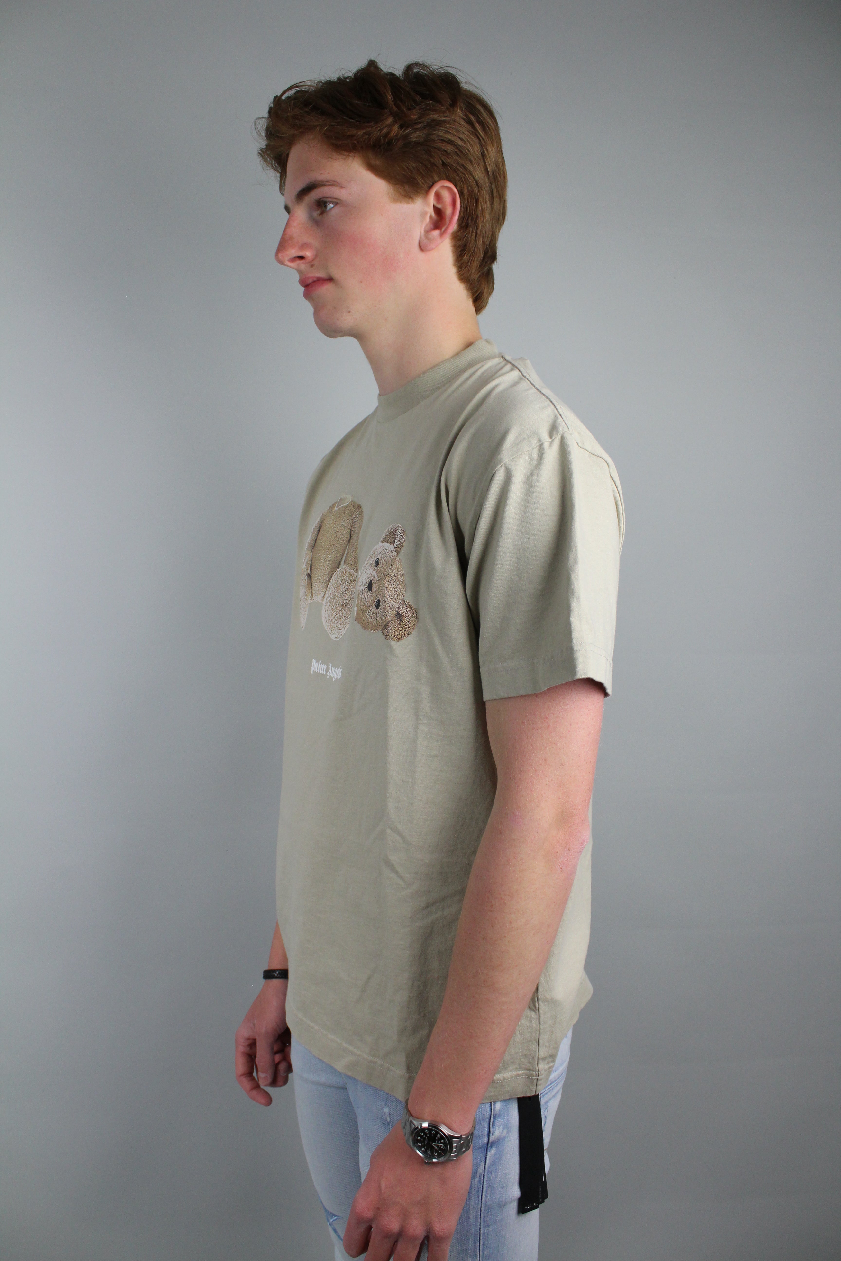 Palm Angels Bear T-Shirt (Beige) – The Attic