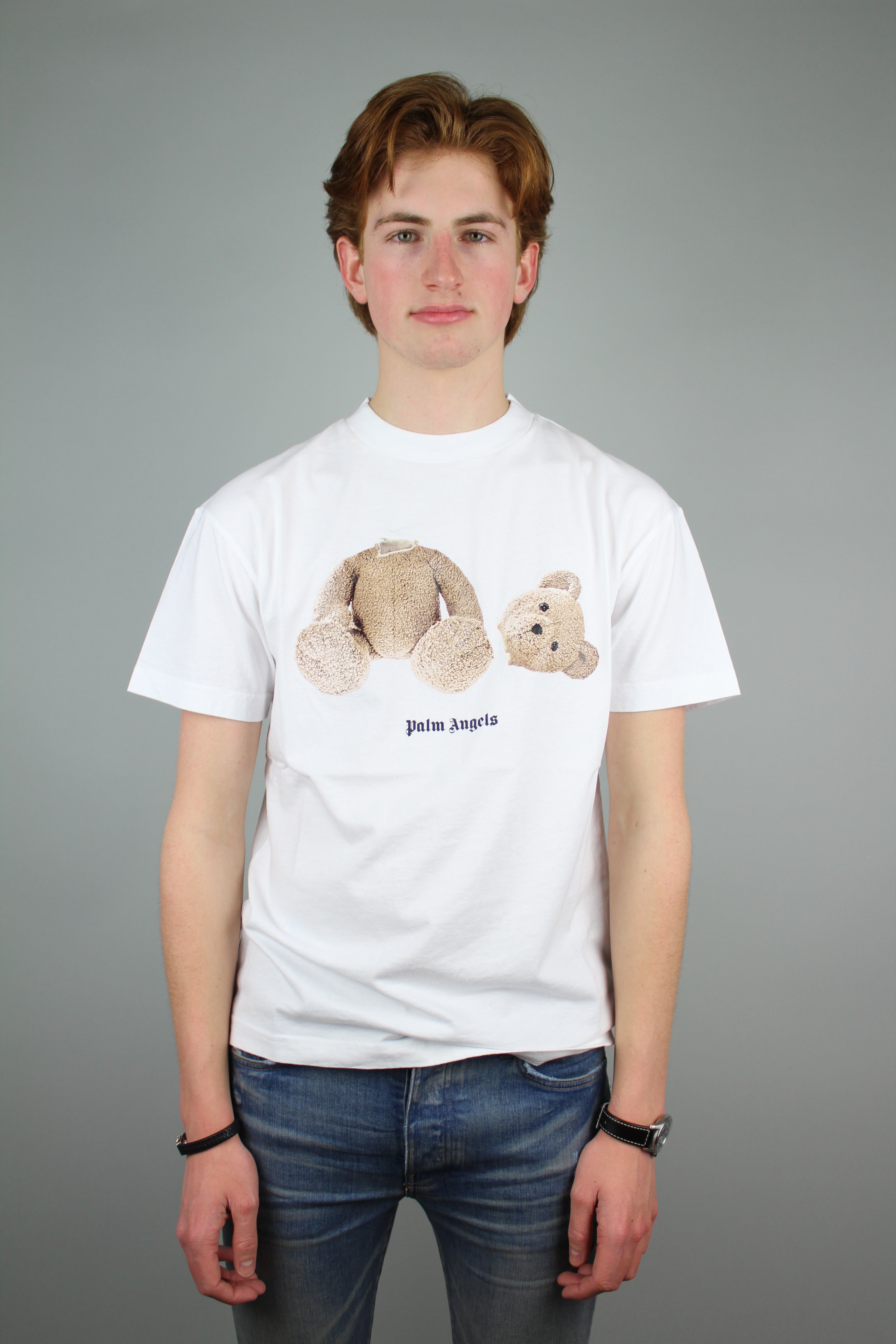 Palm Angels Bear T-Shirt (Beige) – The Attic